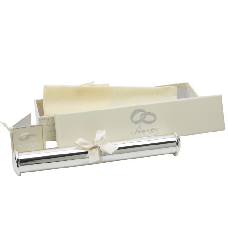Amore Silver Plated Tube Shape Certificate Holder product image