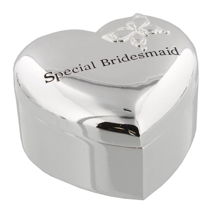 AMORE BY JULIANA® Silver Plated Trinket Box - Bridesmaid product image
