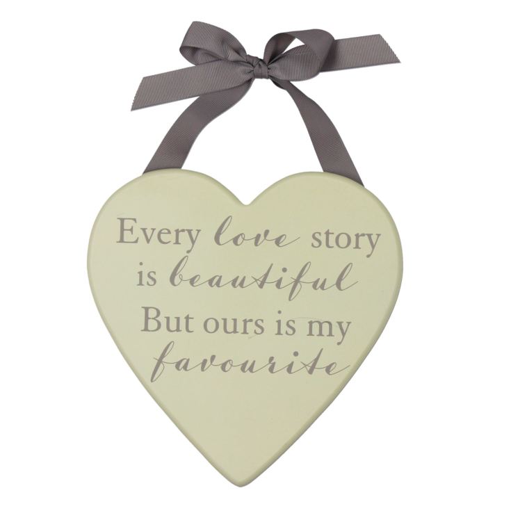 AMORE BY JULIANA® Heart Plaque - Every Love Story product image