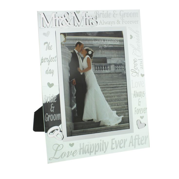 Mirror 3D Words Wedding Frame 5" x 7" product image