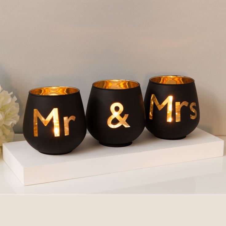 Always & Forever 'Mr & Mrs' Tealight Holders product image