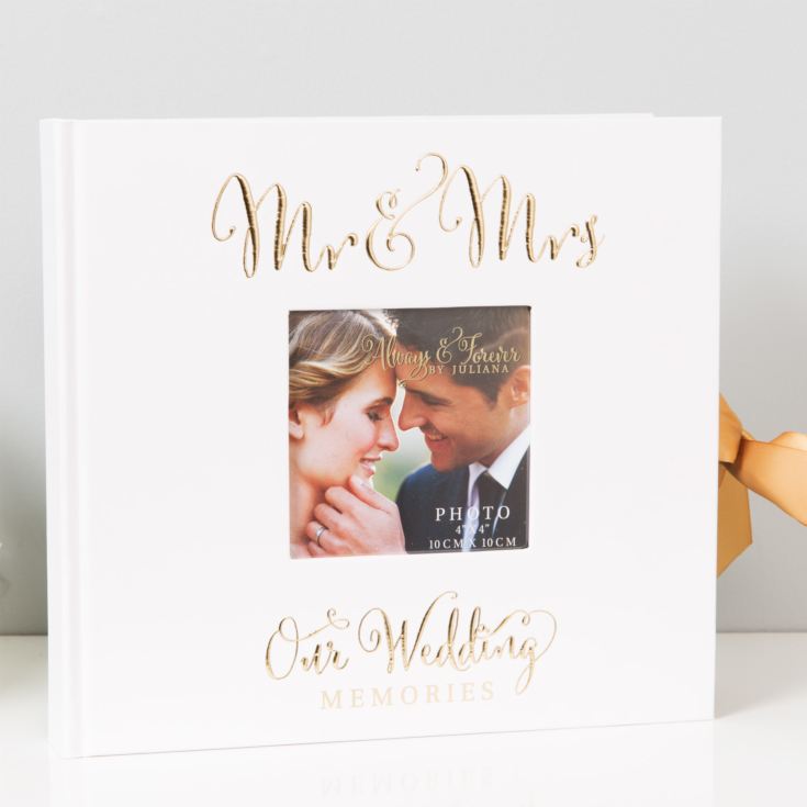 'Always & Forever' Gold Foil Photo Album 6"x8" - 23cm x 23cm product image