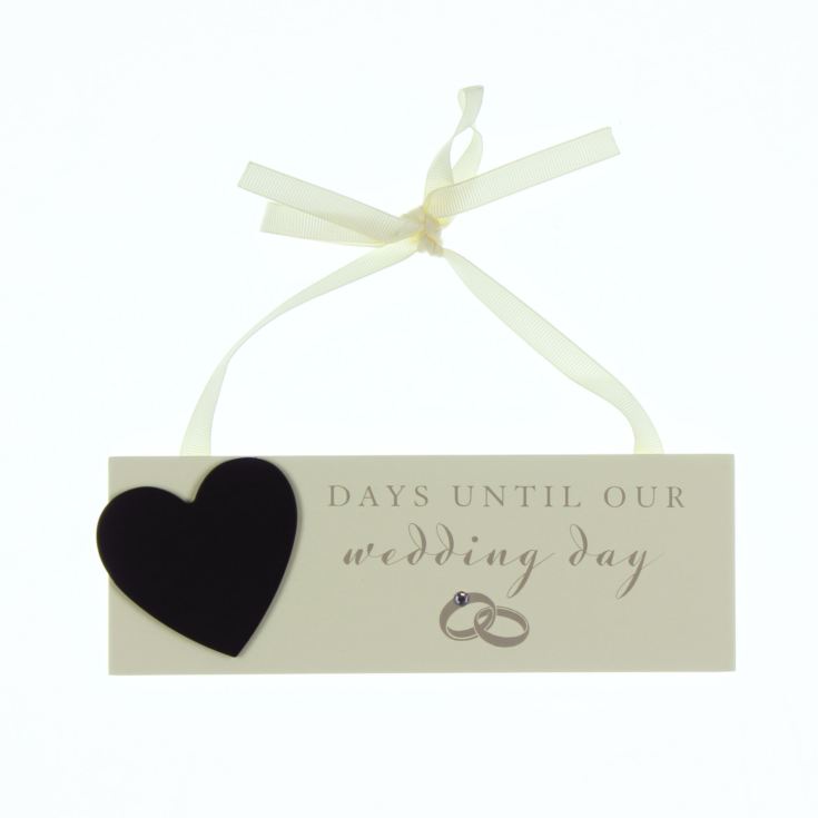 Amore Countdown to Wedding Plaque with Chalk product image