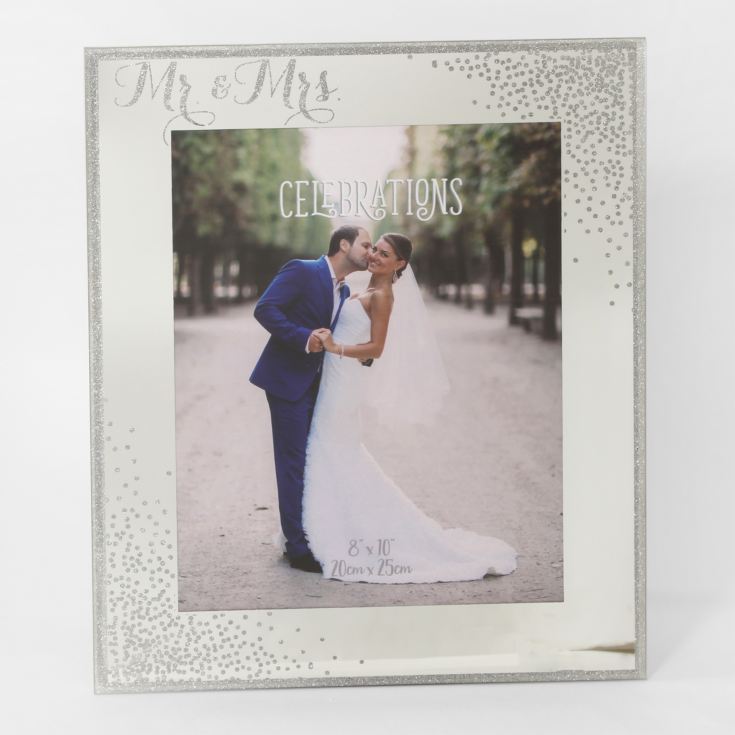 Celebrations Mr & Mrs Sparkle Photo Frame 8" x 10" product image