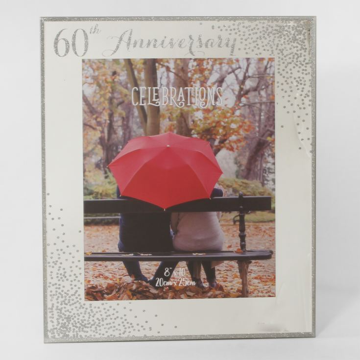 8" x 10" - Celebrations Sparkle Frame - 60th Anniversary product image