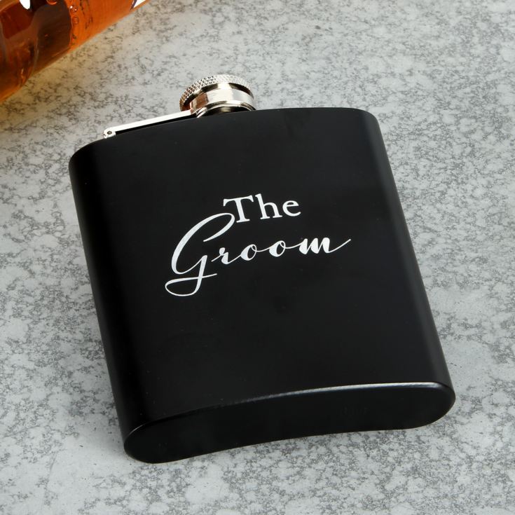 Amore 6oz  Hip Flask - The Groom product image