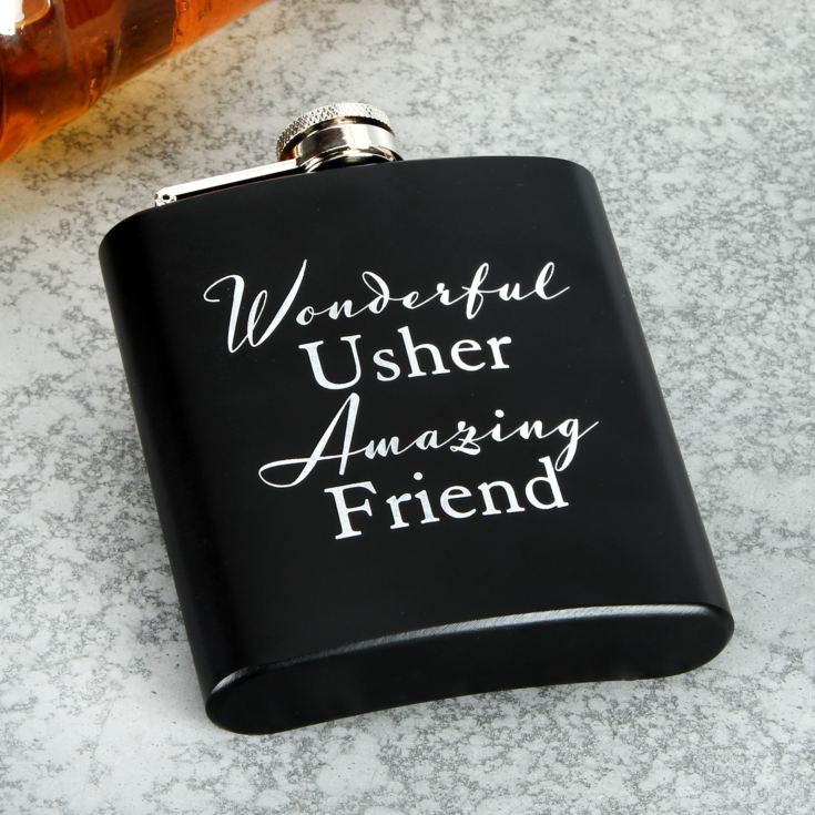 Amore 6oz  Hip Flask - Wonderful Usher product image