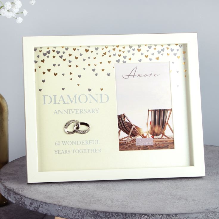 Amore Showered With Love Frame 4" x 6" - Diamond Anniversary product image