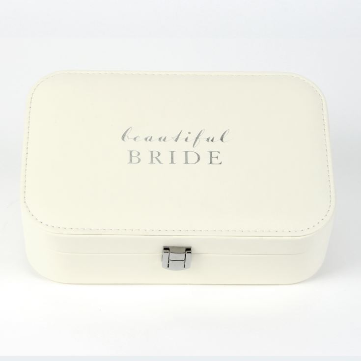 AMORE BY JULIANA® Leatherette Jewellery Box- Beautiful Bride product image