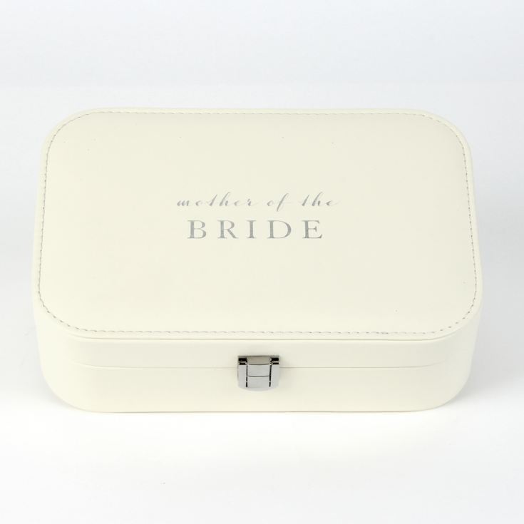 Amore Ivory Leatherette Jewellery Box "Mother of The Bride" product image