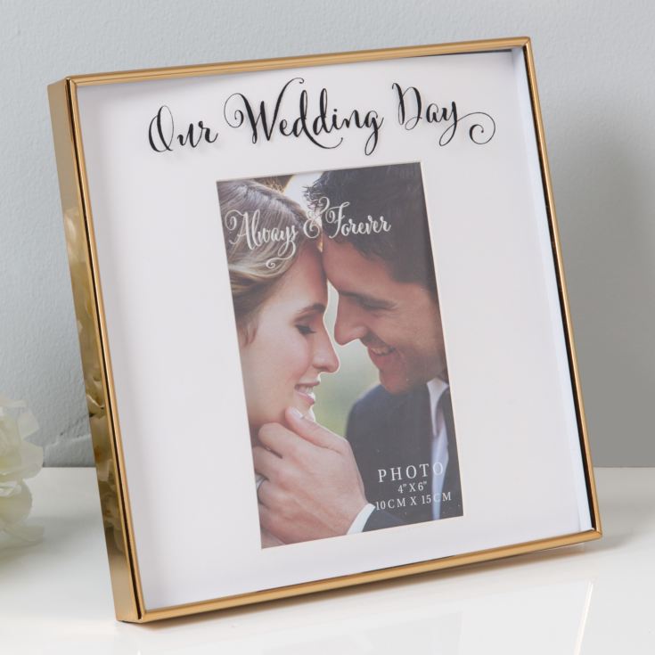 Always & Forever Photo Frame 4" x 6" Wedding Day product image