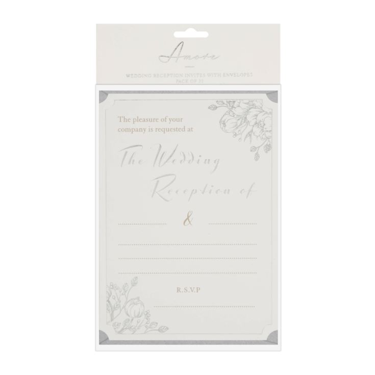 Amore Wedding Reception Invites - Pack of 20 product image