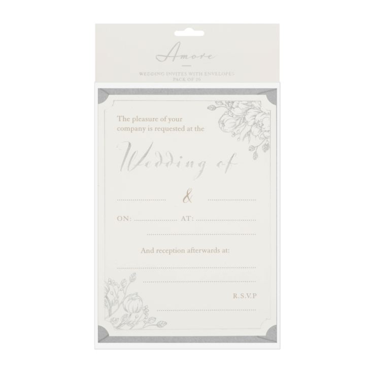 Amore Wedding Day Invites - Pack of 20 product image