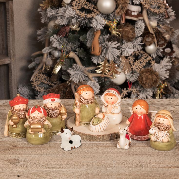 Set of 10 Nativity Ornaments product image