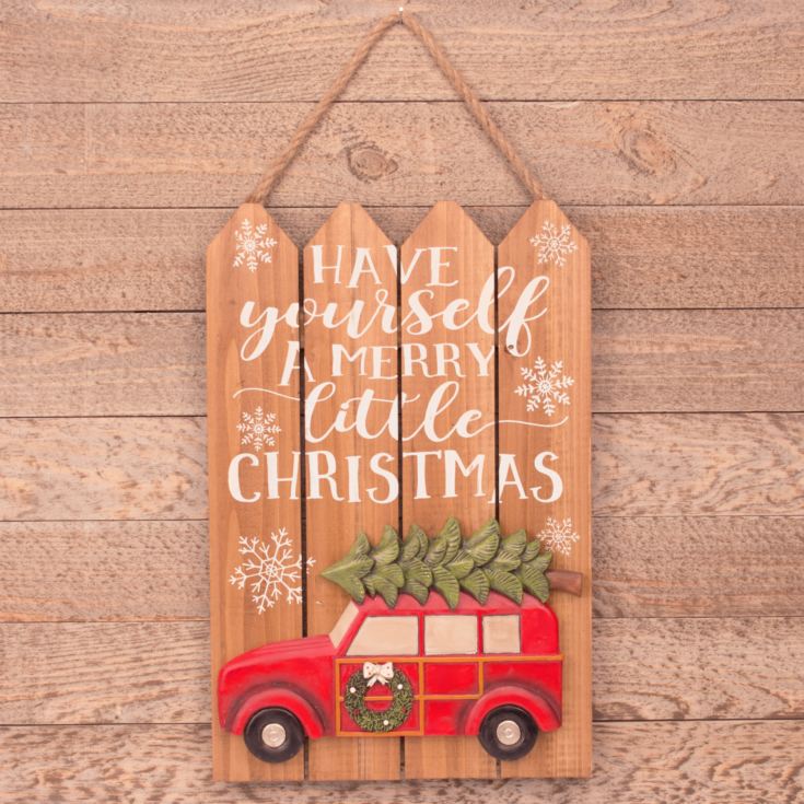 Hanging Plaque - Have Yourself A Merry Little Christmas product image