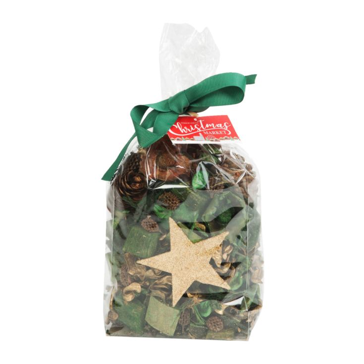 Christmas Cone Bag with Pot Pourri Gold Bow product image