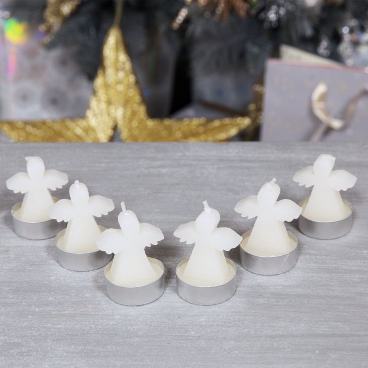 Set of 6 Angel Shaped Candles product image