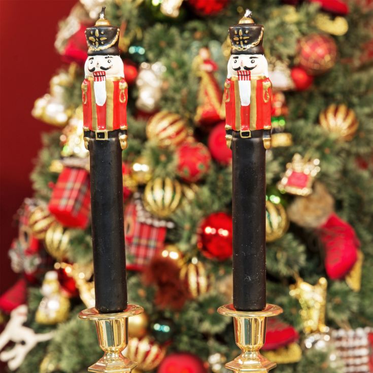 Set of 2 Nutcracker Dinner Candles product image