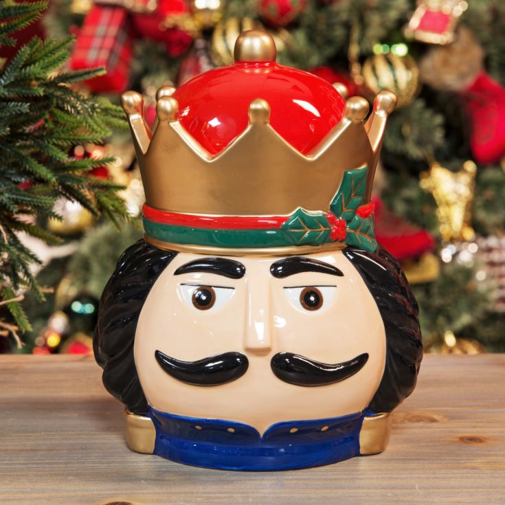 Ceramic Nutcracker Cookie Jar product image