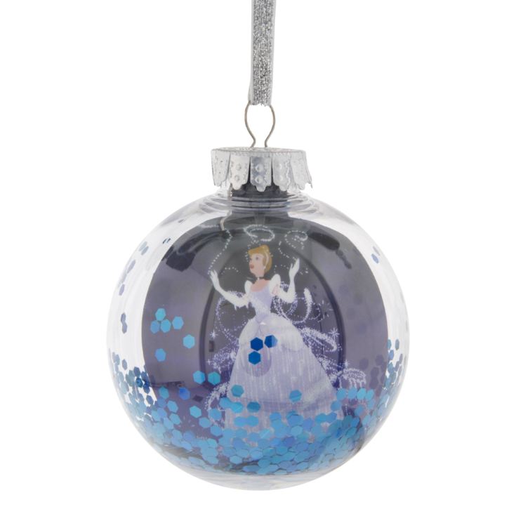 Disney Cinderella Sequin Bauble 7.5cm product image