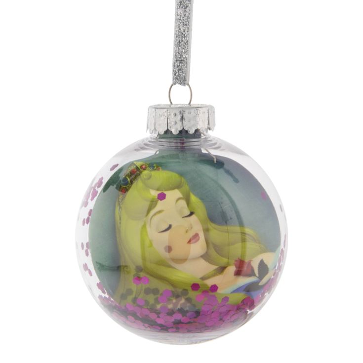 Disney Sleeping Beauty Sequin Bauble 7.5cm product image