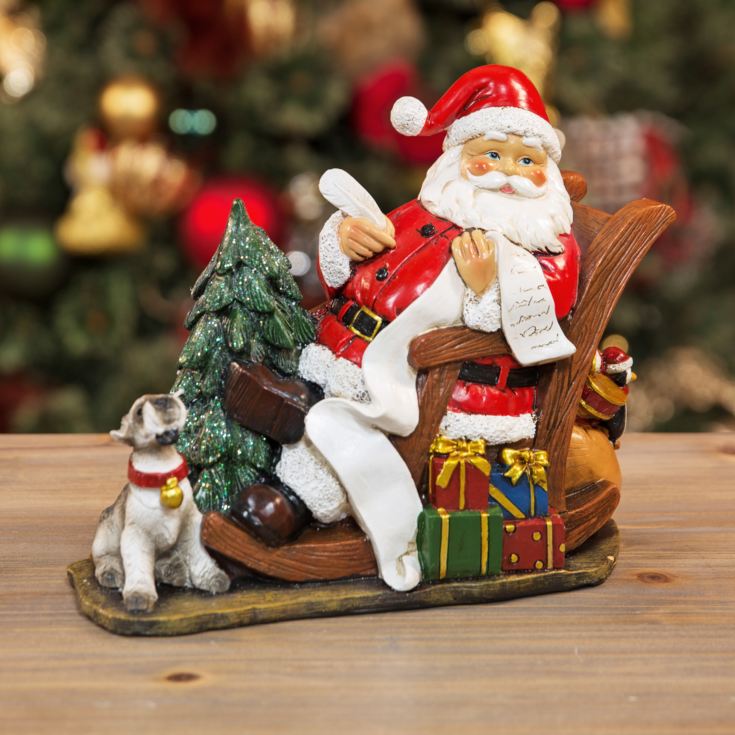 Santa in Rocking Chair Scene product image