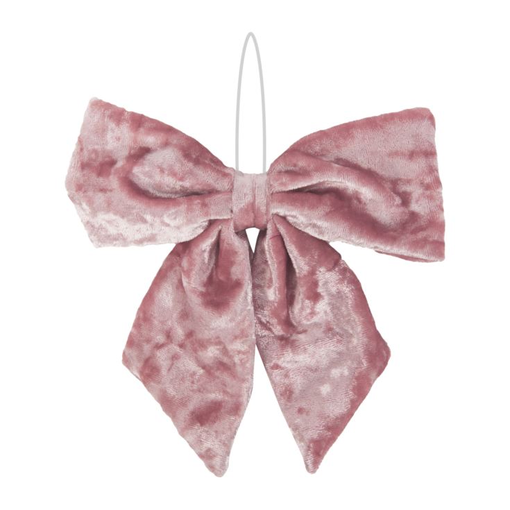 Blush Fabric Bow Tree Decoration product image