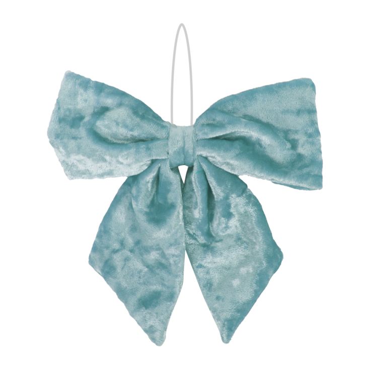 Blue Fabric Bow Tree Decoration product image