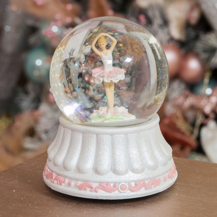 Blush Ballerina Snow Globe | Experience