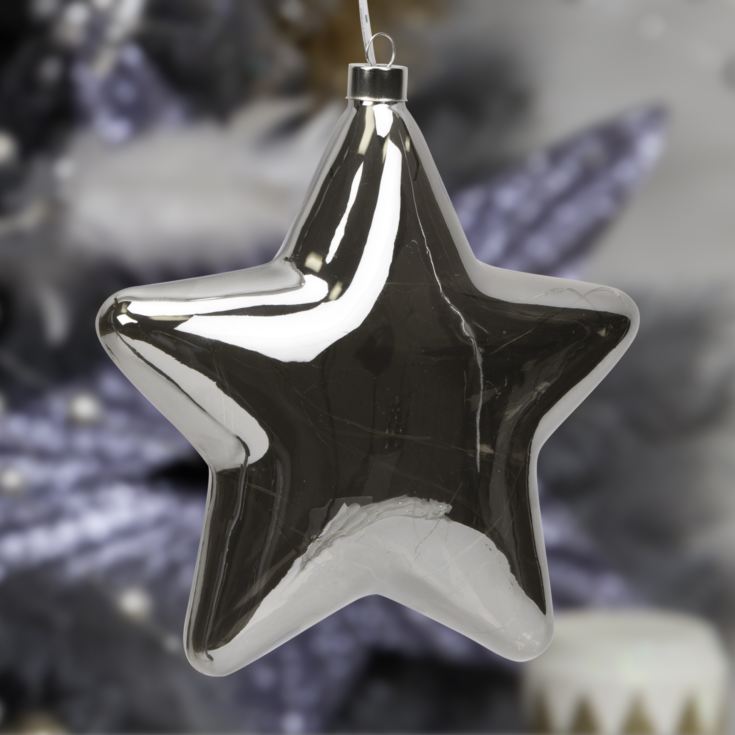 Smoke LED Light Up Hanging Star Decoration product image