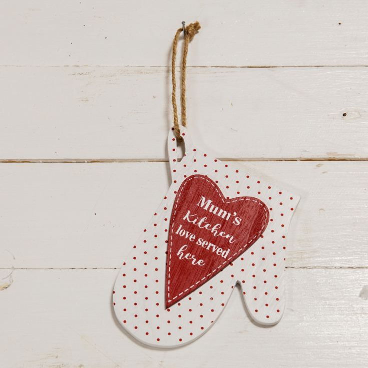 Mum Oven Mitt Hanging Plaque product image