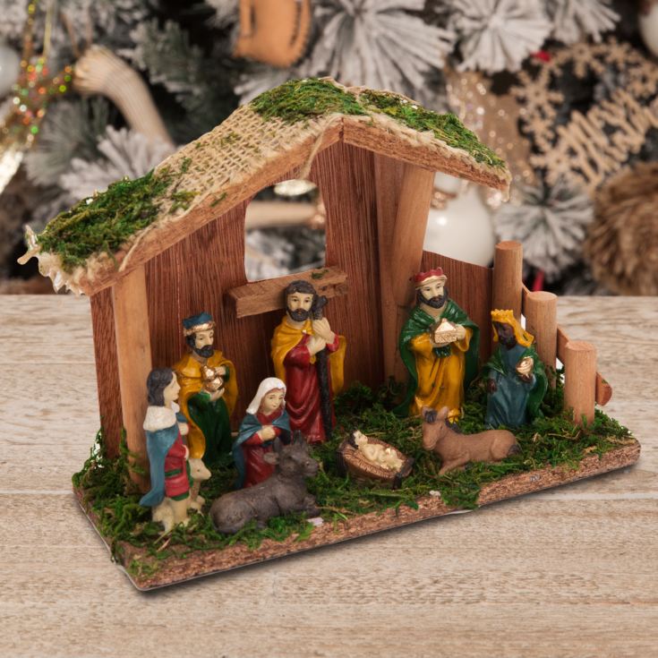 Nativity Scene Large - 20cm x 8cm x 15cm product image