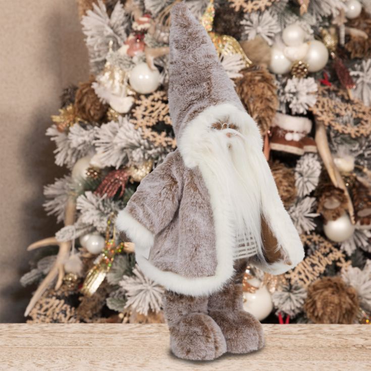 Brown Fur Santa - 65cm product image