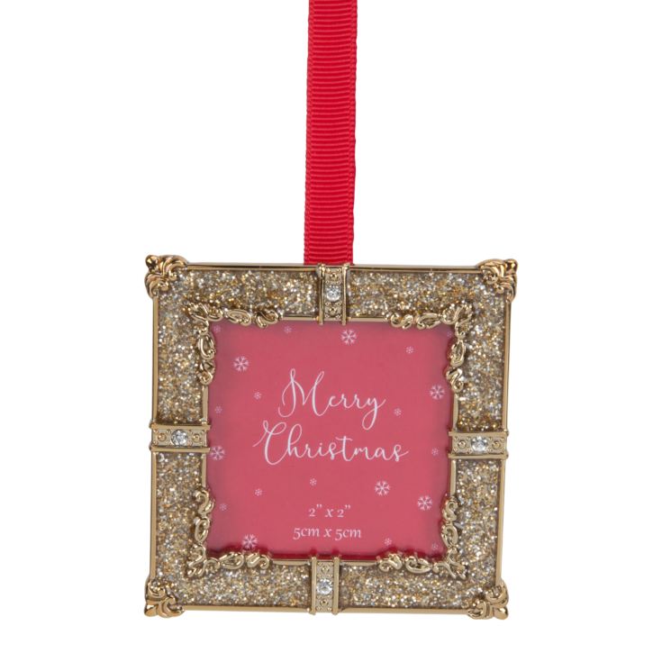 Square Gold Glitter Hanging Frame product image