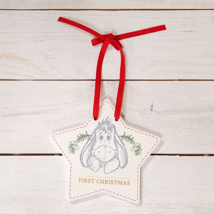 Baby's First Christmas Hanging Plaque Eeyore product image