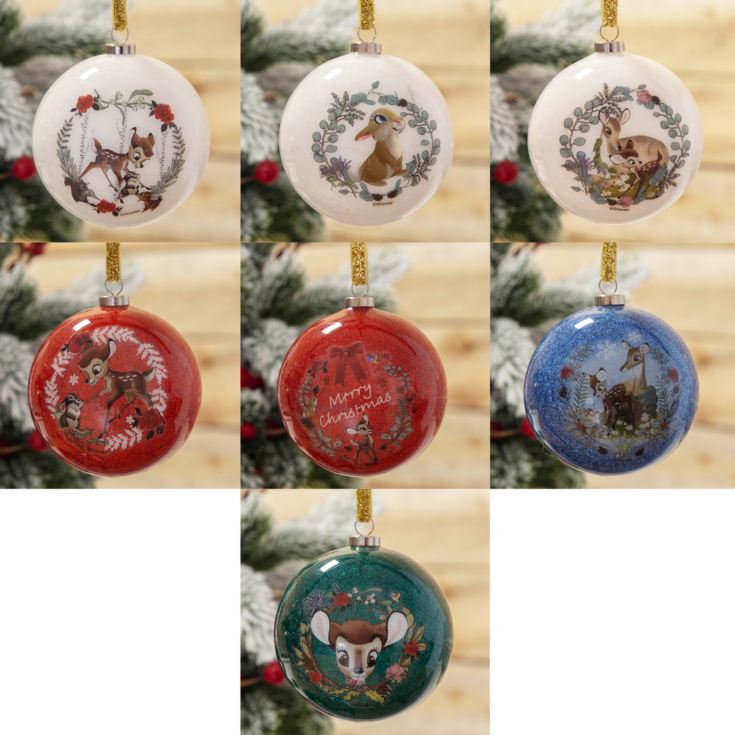 Disney Enchanted Forest Bambi Set of 7 Baubles product image