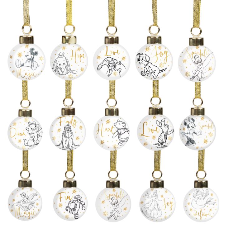 Disney Set of 15 Ceramic Baubles product image