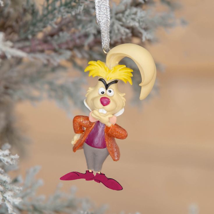 Disney Alice In Wonderland March Hare Tree Decoration product image