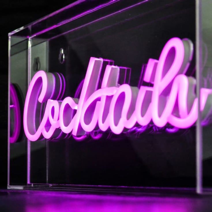 Cocktails Neon Wall Light product image