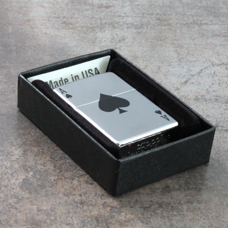 Personalised Lucky Ace Zippo Lighter product image