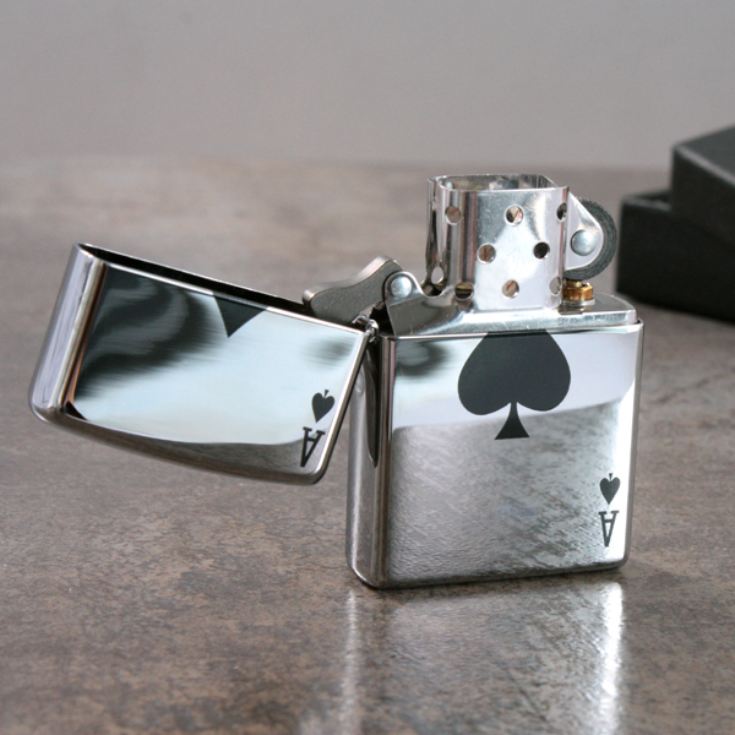 Personalised Lucky Ace Zippo Lighter product image