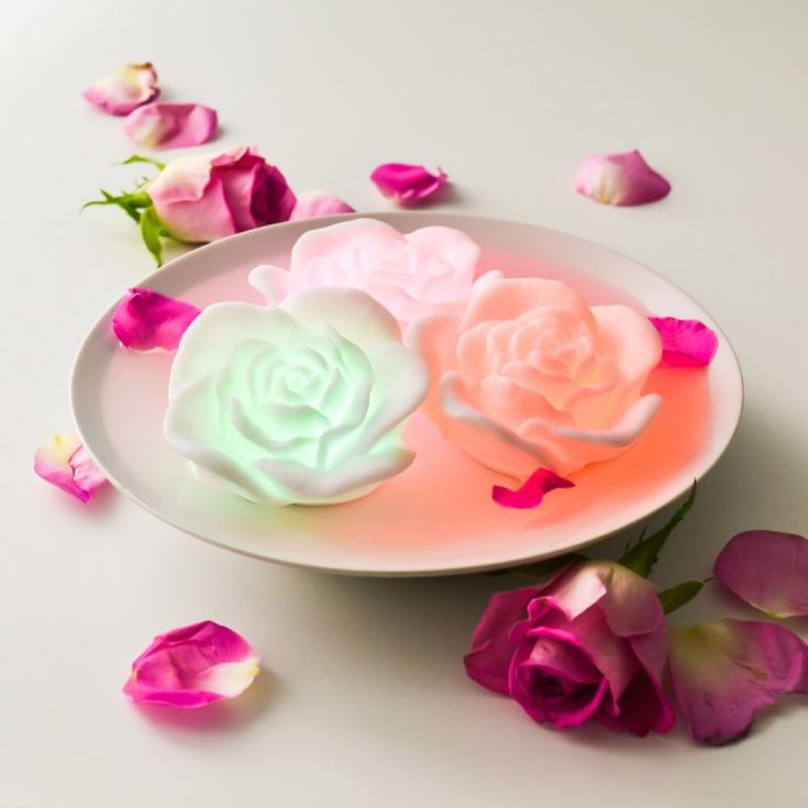 Colour Changing Floating Rose Bath Lights product image