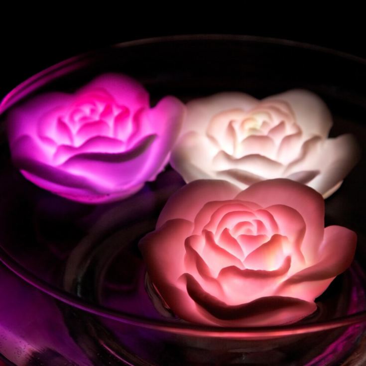 Colour Changing Floating Rose Bath Lights product image