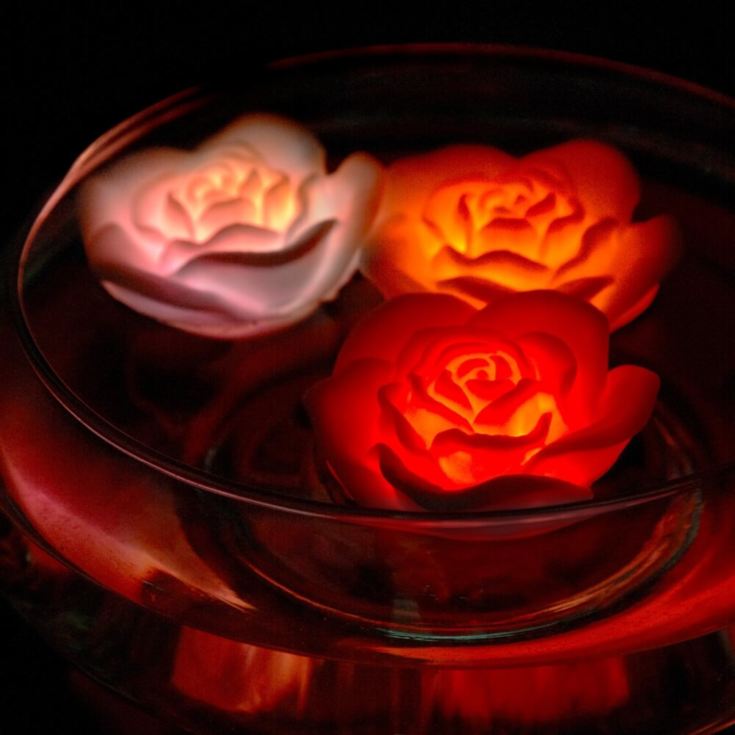 Colour Changing Floating Rose Bath Lights product image