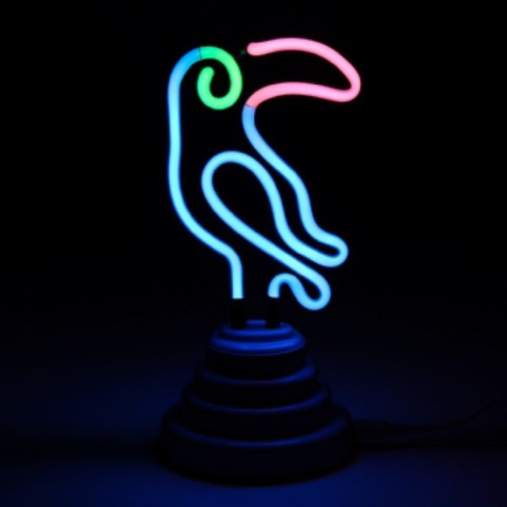 Colourful Toucan Character Neon Light product image