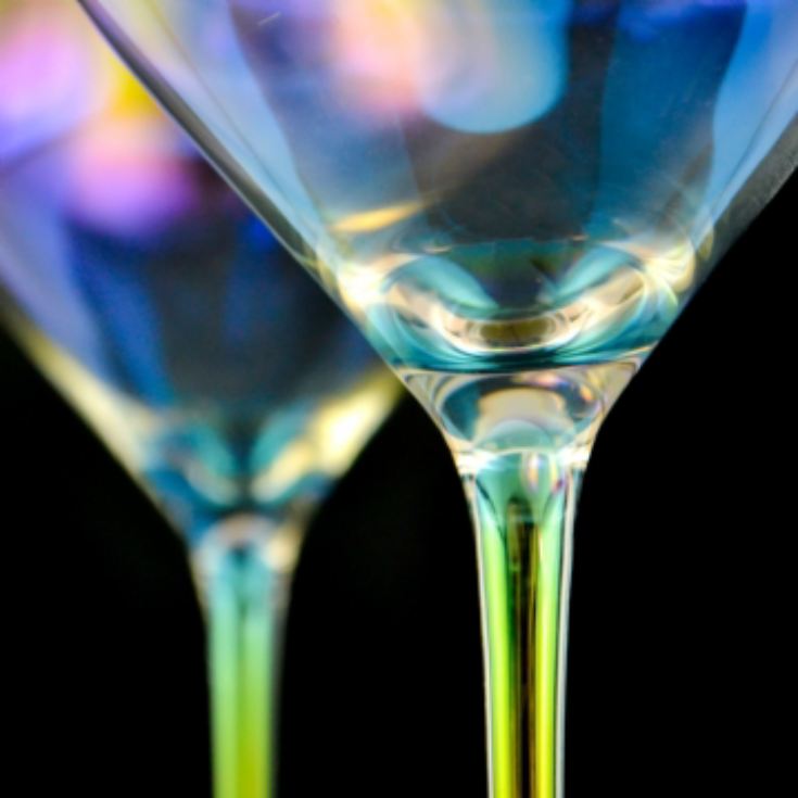 Set of 2 Rainbow Wine Glasses product image