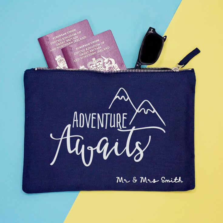 Personalised Adventures Awaits Travel Documents Holder product image