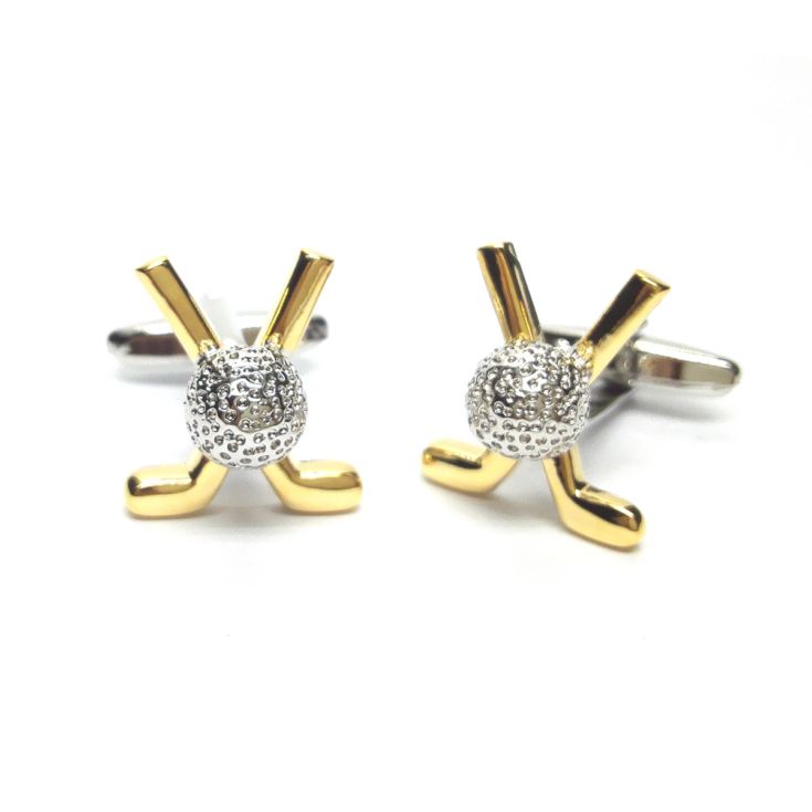 Personalised Golf Club and Ball Cufflinks product image