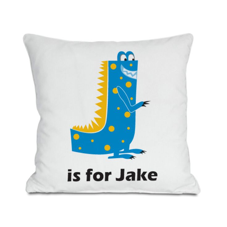 Personalised Children's Alphabet Monster Cushion product image