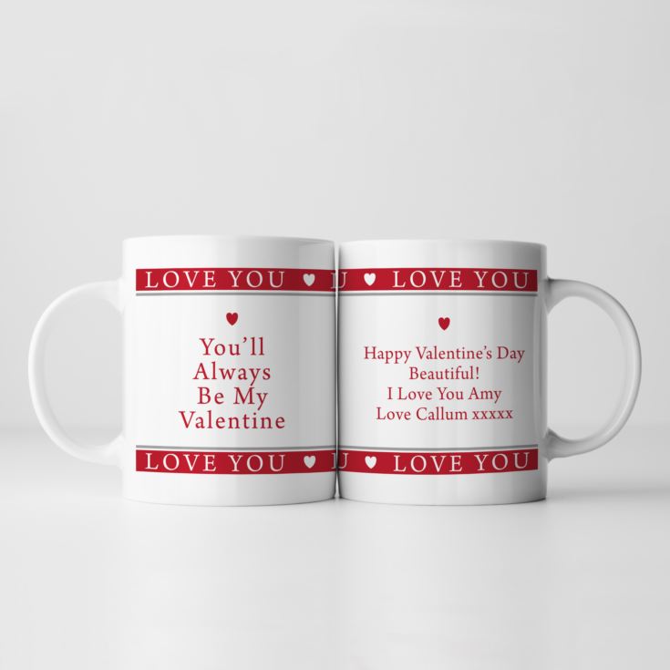 Personalised Always My Valentine Mug product image